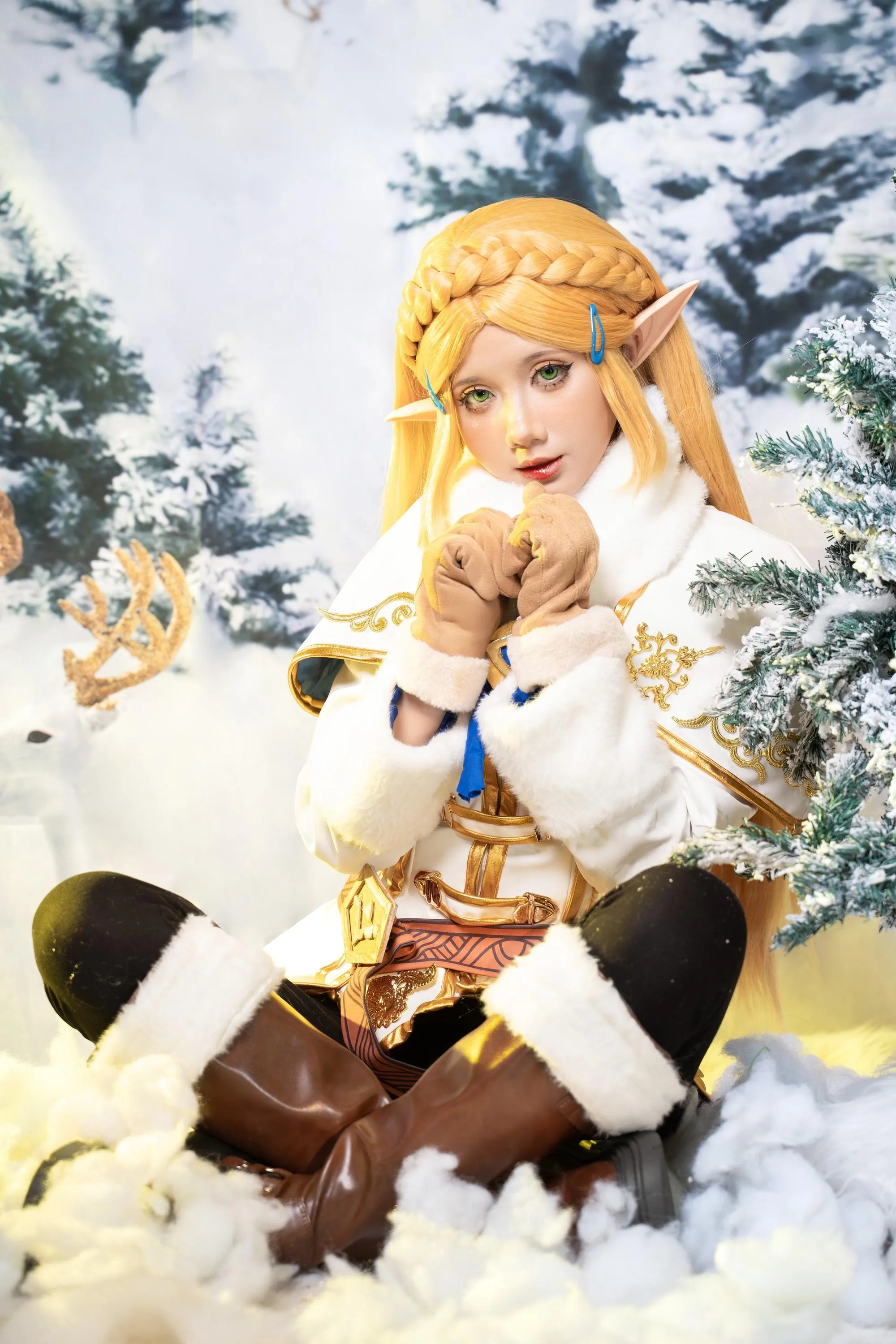 PoppaChan – NO.033 Zelda Winter Outfit [40P]插图2